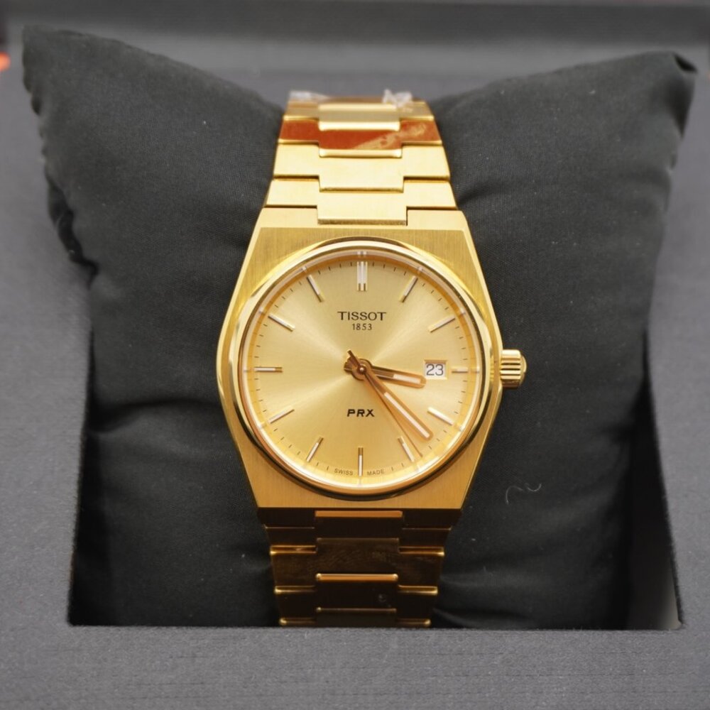 Tissot Gold PRX Stainless Steel Bracelet Watch